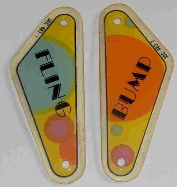 (image for) Williams Disco Fever Slingshot Plastic Pair - Used - Click Image to Close